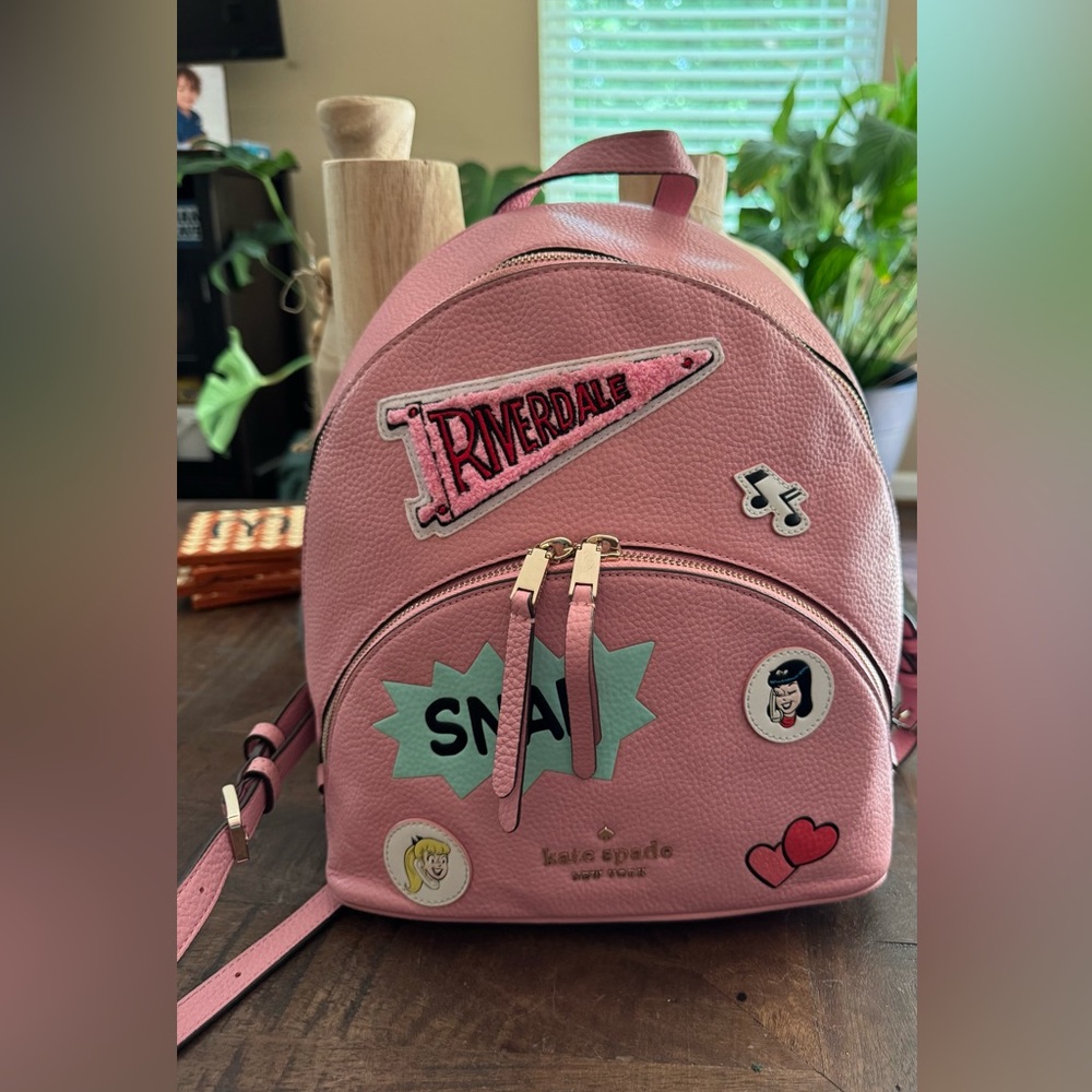 EUC Kate Spade Riverdale Archie Leather Backpack New